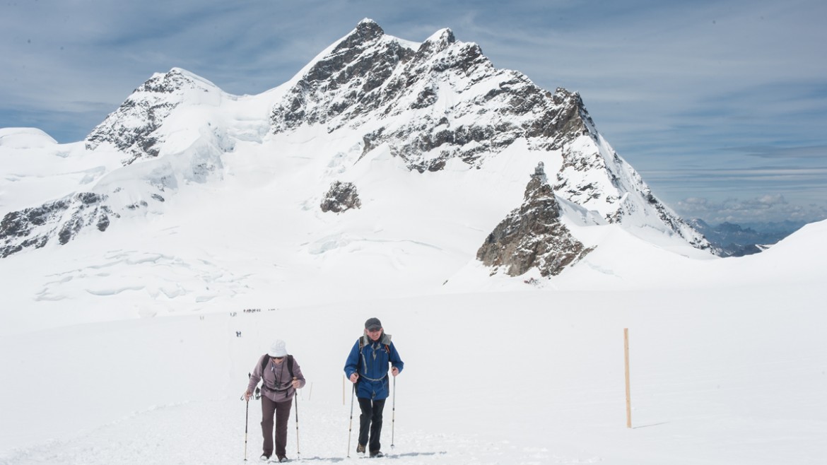 Jungfraujoch walking