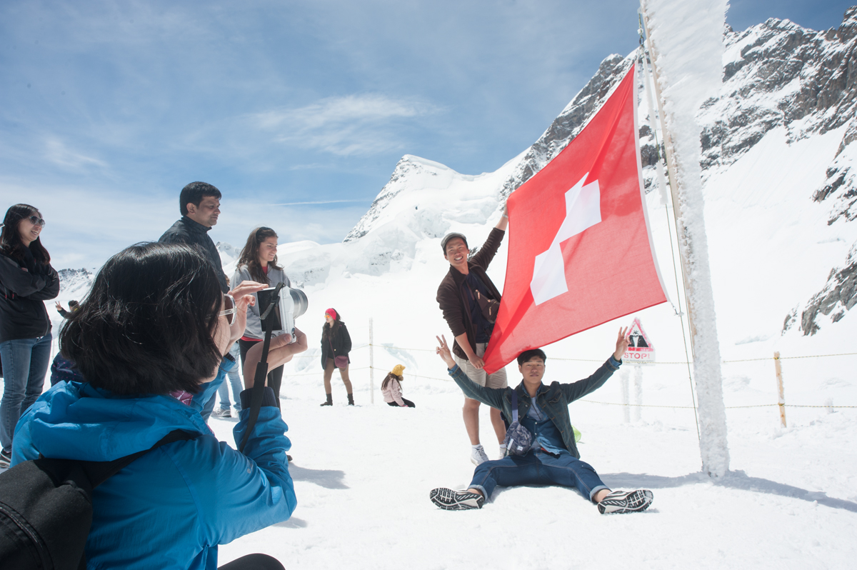 Jungfraujoch flag