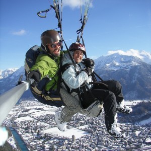 Paragliding Winter
