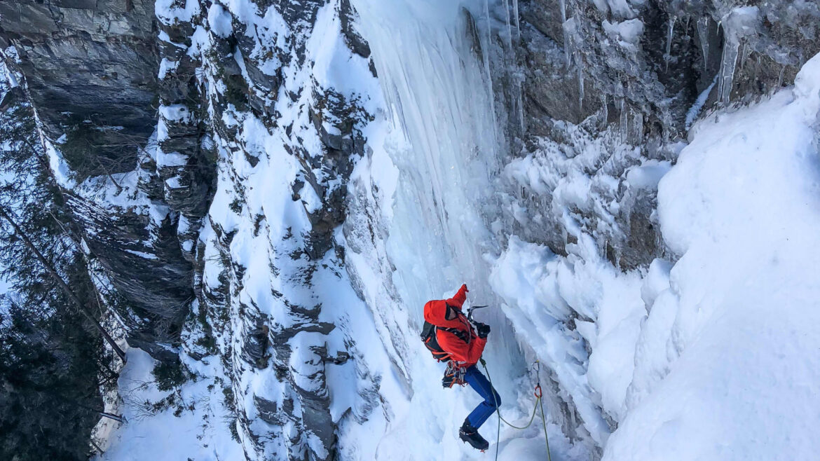 adventure ice climbing