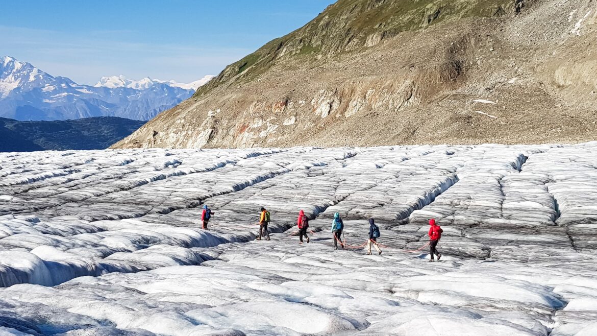 aletsch glacier hike