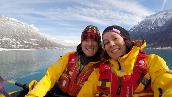 inverno caiaque lago thun