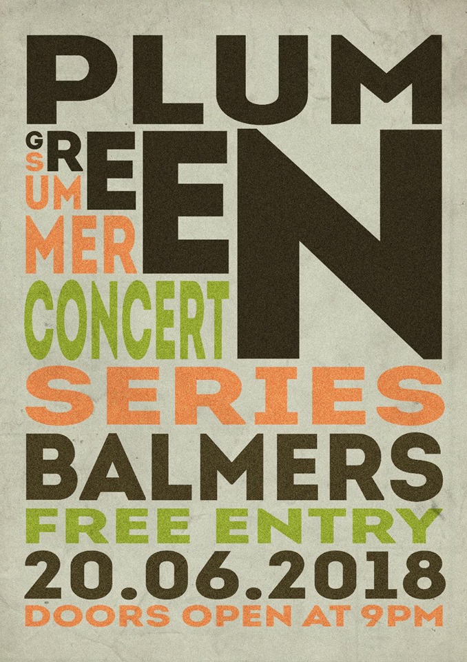 Live concert plum green Balmers Hostel &