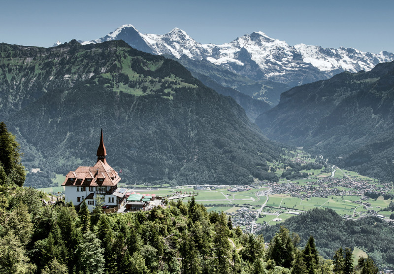 Bergblick vom härteren Kulm