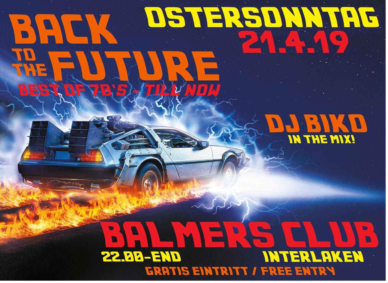 Nightlife Interlaken Back to the future at Balmers Club
