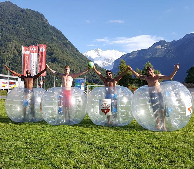 tent village bubble ball tournament