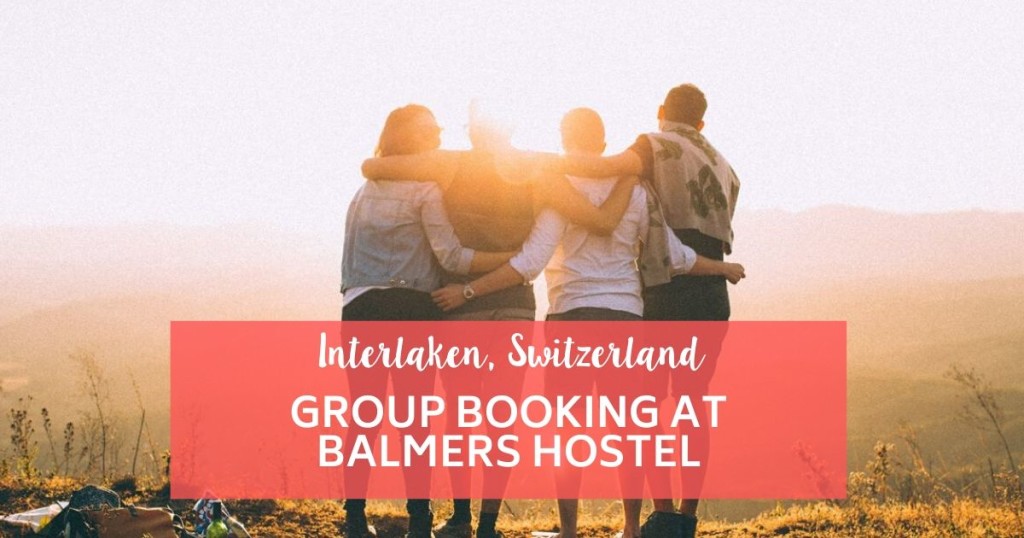 group booking balmers hostel