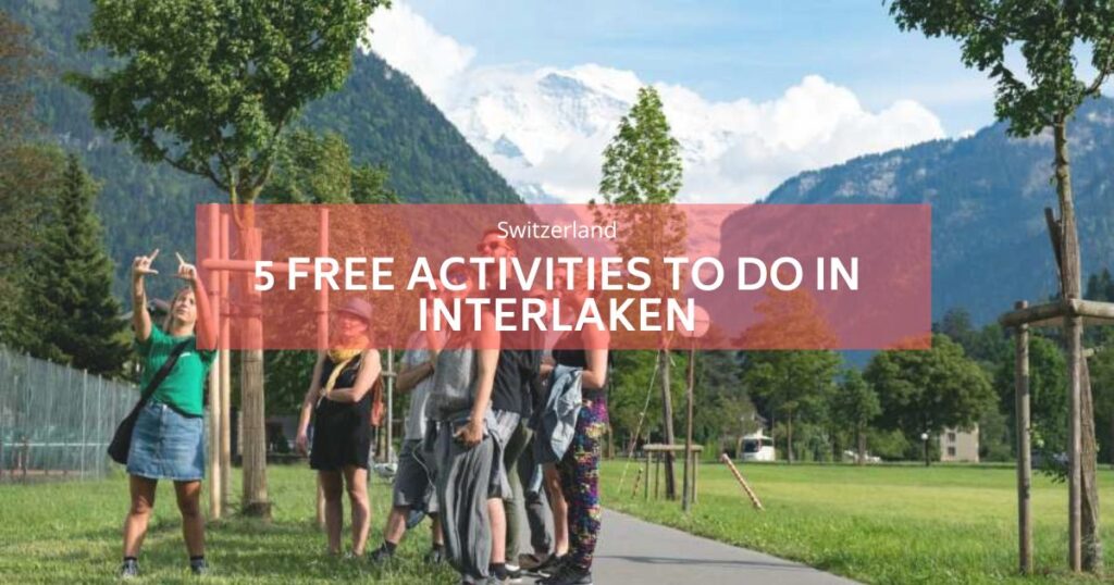 free activities interlaken