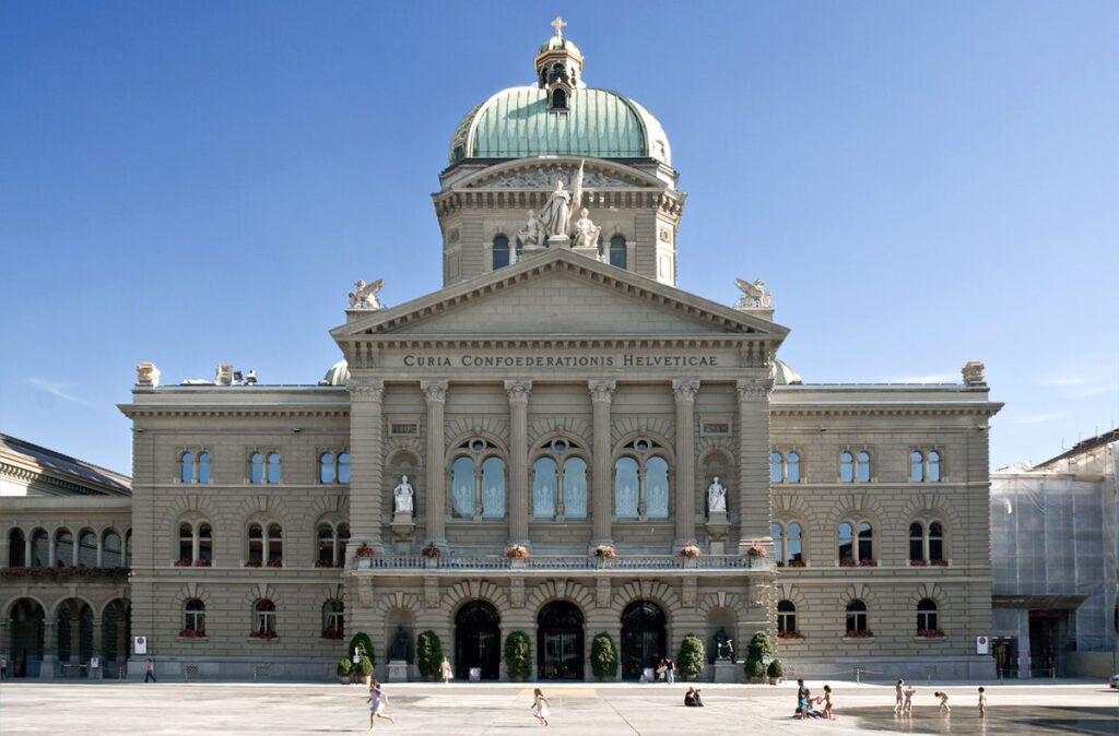 descubra o palácio federal de berna