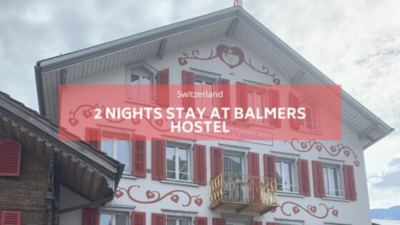 2 nights stay balmers hostel