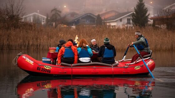 chocolate boat rafting