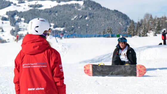 aula particular de snowboard grindelwald interlaken