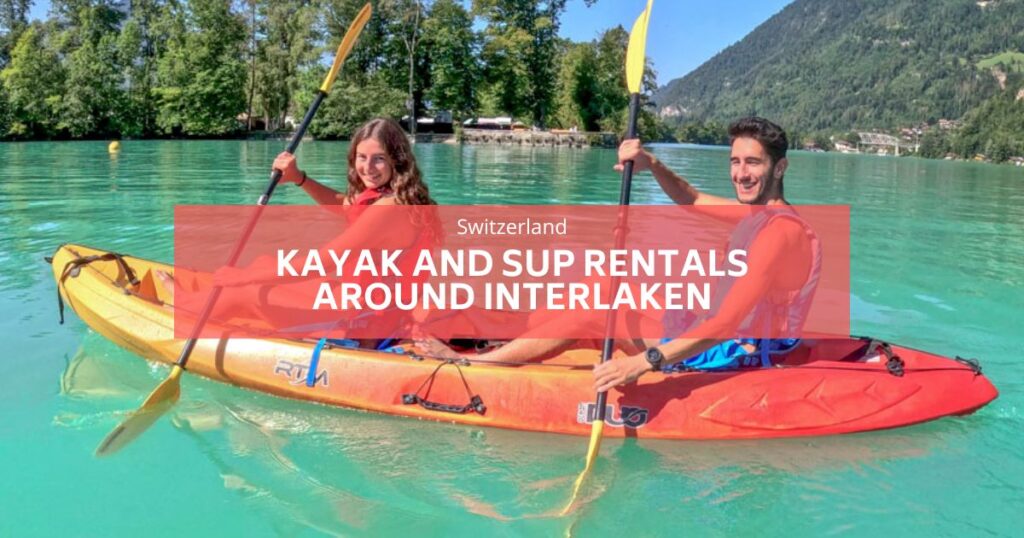 Kayak Sup Rental Interlaken