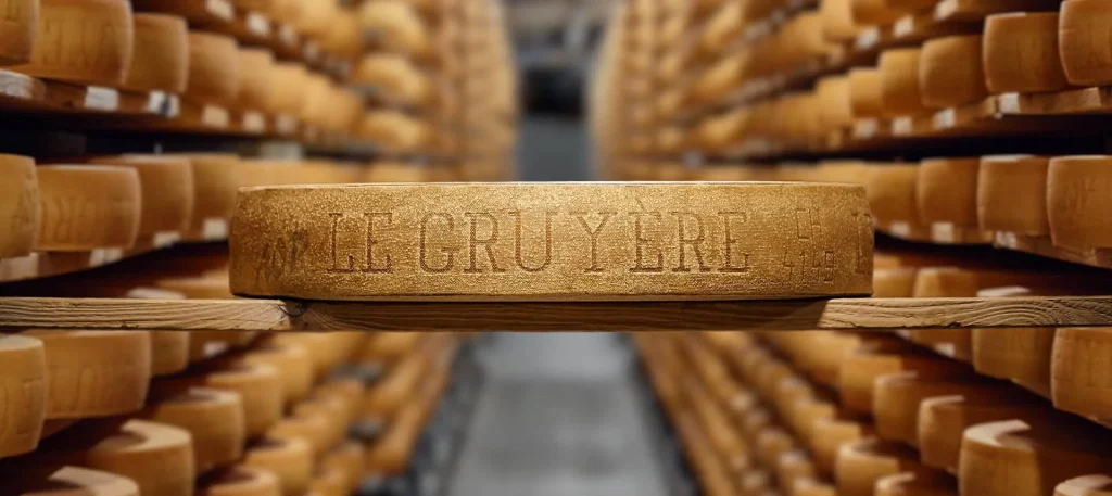 Guia de queijo suíço Gruyere