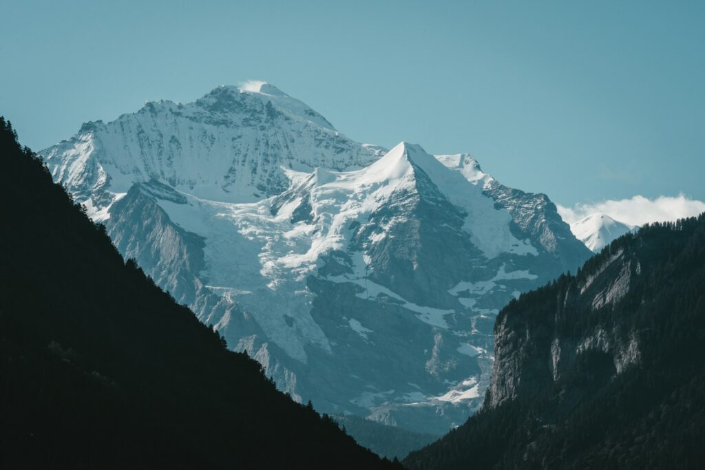 eiger monk jungfrau mountains interlaken